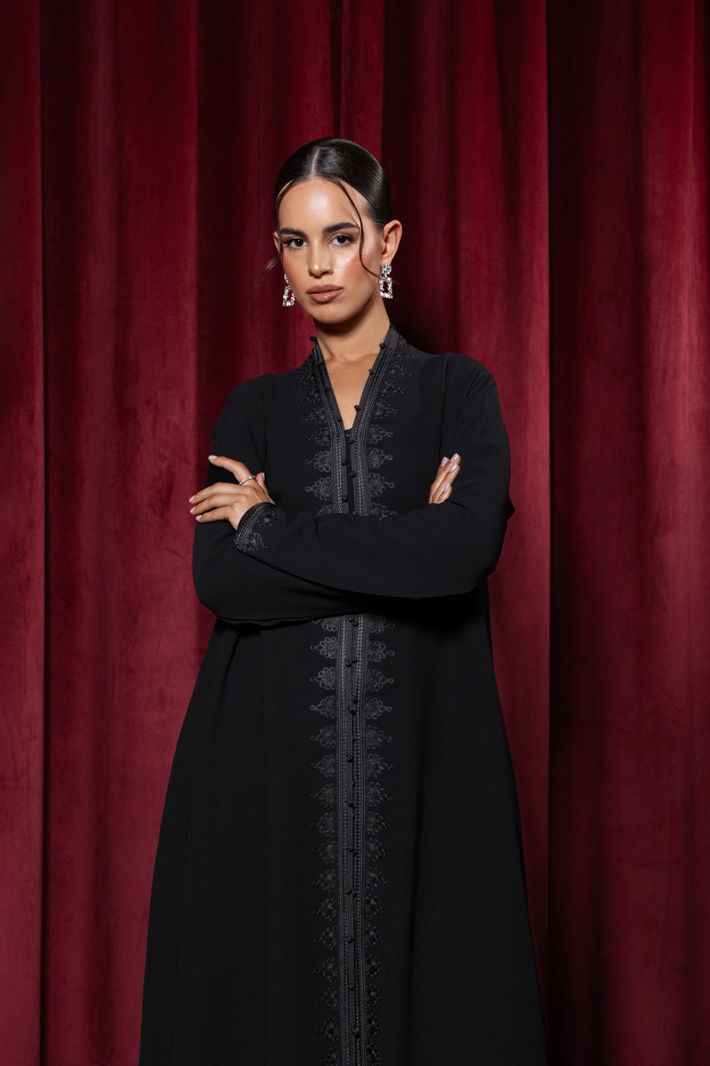 Black Moroco Abaya